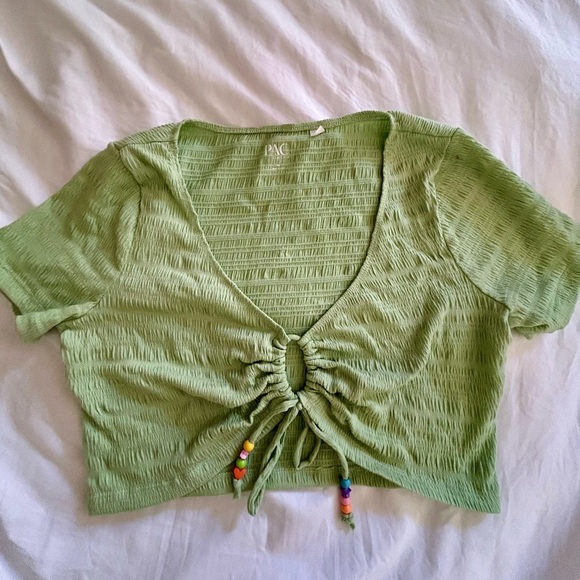 PacSun Beaded Crop Top - Picture 1 of 3